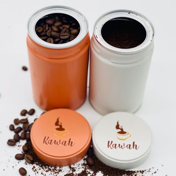 Customisable coffee tins